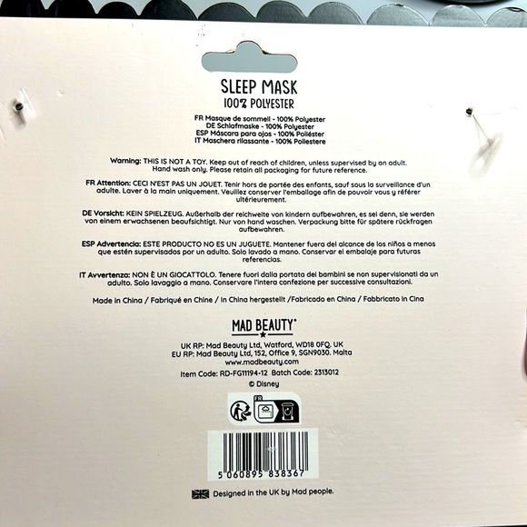 Disney Minnie Mouse sleep mask 🏰 - Picture 3 of 4